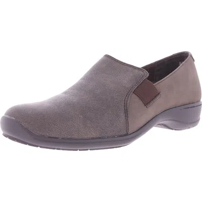Ros Hommerson Slide Womens Dress Leather Loafers In Brown