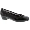 Ros Hommerson Tootsie Womens Leather Slip On Loafers In Black