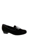 ROS HOMMERSON TREASURE LOAFER - 2E/WIDE WIDTH IN BLACK SUEDE
