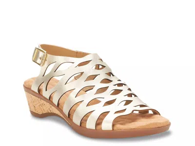 Ros Hommerson Wide Width Katia Sandal In Gold
