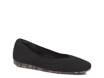 Ros Hommerson Wide Width Niki Flat In Black