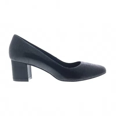 Ros Hommerson Women's Jessica Heels In Black Patent Lizard In Blue