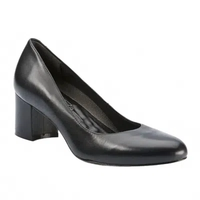 Ros Hommerson Women's Jessica Pump Heels Shoes In Black Cashmere Leather