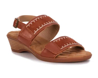 Ros Hommerson Women's Kateri Sandal In Luggage Ginger In Multi