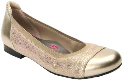 Ros Hommerson Women's Ronnie Dress Shoe In Gold Combo In Yellow
