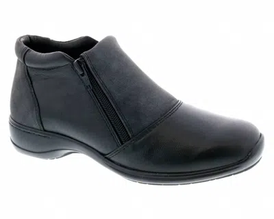 Ros Hommerson Women's Superb Comfort Ankle Bootie In Black Leather