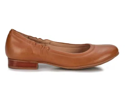 Ros Hommerson Women's Tess Flat Slip On Shoes In Luggage In Brown