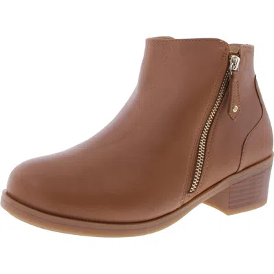 Ros Hommerson Womens Double Zipper Ankle Boots In Multi
