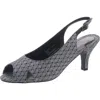 Ros Hommerson Womens Glitter Synthetic Slingback Heels