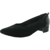 Ros Hommerson Hester Womens Knit Pointed Toe Pumps In Black