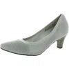 Ros Hommerson Womens Padded Insole Man Made Pumps In Grey
