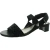 Ros Hommerson Virtual Womens Open Toe Strappy Slingback Sandals In Black