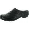 Ros Hommerson Womens Woven Leather Mules In Black