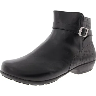 ROS HOMMERSON WOMENS ZIPPER ANKLE BOOTS