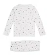 Rosa & Blue Starlit Pyjama Set In White