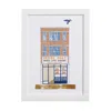 Rosa & Clara Designs Beigel Bake Risograph Print A3 In White