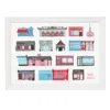Rosa & Clara Designs Blue / Black / Red Soho Sights Risograph Print In Blue/black/red