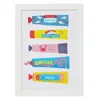 Rosa & Clara Designs Red / Yellow / Orange Spread Ahead Risograph Print