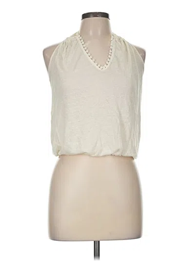 Pre-owned Rosa Cha Sleeveless Blouse In Ivory