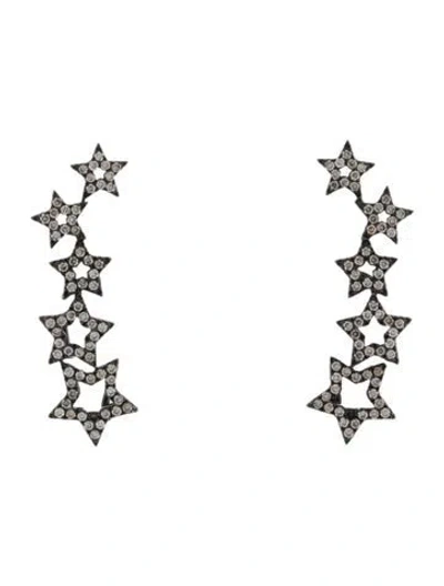 Pre-owned Rosa De La Cruz 18k Diamond Multistar Ear Cuff
