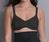 Rosa Faia Twin Firm Underwire Bra In Black In Black