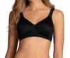 Rosa Faia Twin Wireless Soft Bra In Black In Black