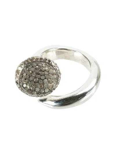 Rosa Maria Cognac Diamonds Ring In Metallic
