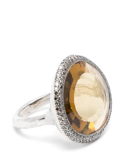 Rosa Maria Fidji Diamond Beer-quartz Ring