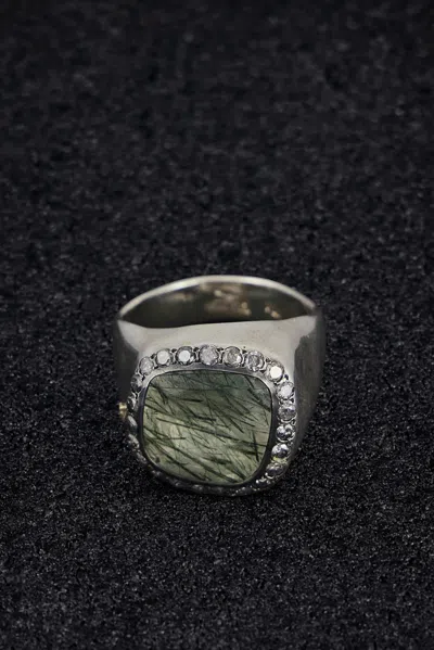 Rosa Maria Jira Ring In Metallic