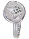 Rosa Maria Emerald Ring In Pattern