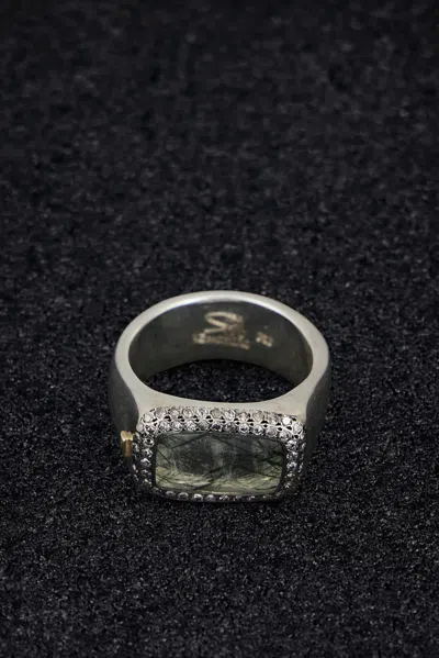 Rosa Maria Nasila Ring In Metallic