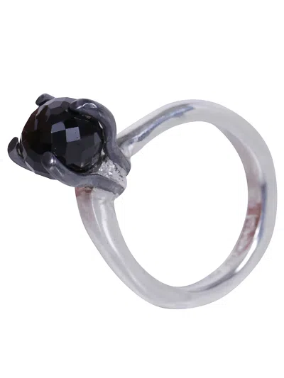 Rosa Maria Ring Black Stone "yoko"
