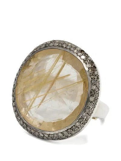 Rosa Maria Roberta Diamond And Quartz Ring