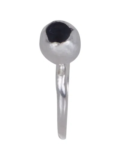 Rosa Maria Round-pendant Ring In Silver