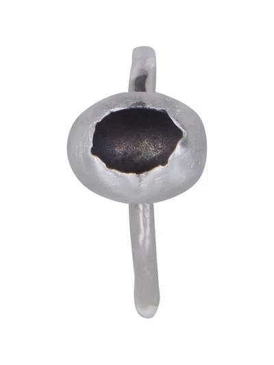 Rosa Maria Sculptural Ring In Silver