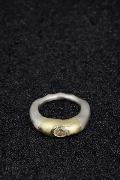 Rosa Maria Sei Ring In Metallic