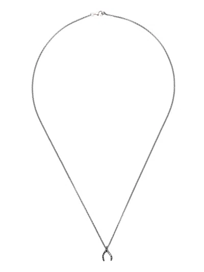 Rosa Maria Sterling Silver Diamond Necklace