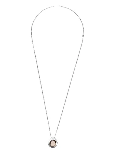 Rosa Maria Sterling Silver Quartz Necklace