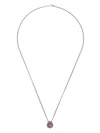 STERLING SILVER RUBY NECKLACE