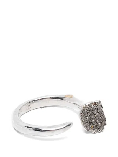 Rosa Maria Tosca Diamond Silver Ring