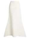 Rosamosario Woman Maxi Skirt Cream Size S Polyester In White