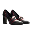 Rosamund Muir London Women's Black / White / Red Annabel Black And White Lizard Loafers In Black/white/red