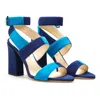 Rosamund Muir London Women's Blue Stefana Sapienza Sandals In Blue