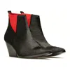 Rosamund Muir London Women's Fortuna Black Ankle Boots In Black