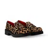 Rosamund Muir London Women's Neutrals / Black / Brown Stratford Leopard Print Loafers