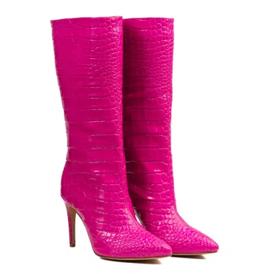 Rosamund Muir London Women's Pink / Purple Freda Pink Boots In Pink/purple