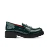 Rosamund Muir London Women's Stratford Dark Green Patent Loafers In Green