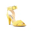 Rosamund Muir London Women's Yellow / Orange Montana Lemon Yellow Sandals In Yellow/orange