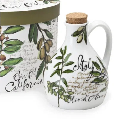 Rosanna 24 Oz. Olive Oil Bottle In White