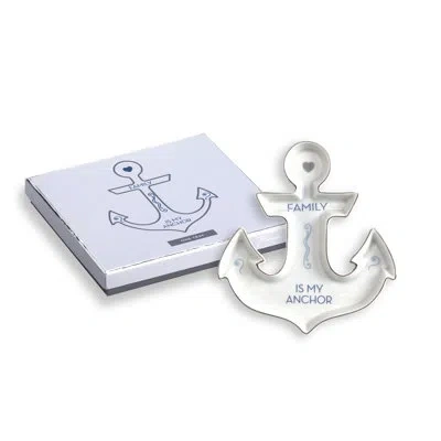 Rosanna Anchor Family Is My Anchor Jewelry Tray In Silver